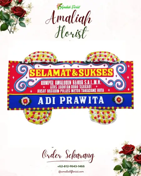 Papan Bunga Ucapan Selamat Wadowetan